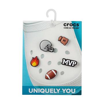 Crocs Football Star 5 Pack Men's Jibbitz Charms Multicolor | Australia 0916YXFU